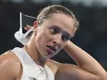 Iga Świątek po meczu na Australian Open, zmęczona, ale zdeterminowana.
