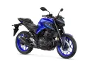 Niebieski motocykl Yamaha MT-03, idealny do miasta. Sprawdź yamaha mt-03 dane techniczne i poczuj moc!