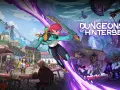 Una heroína con espada se lanza contra monstruos en las **dungeons of Hinterberg**, un pueblo alpino con teleféricos.