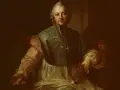 Portret Ignacego Krasickiego, biskupa, który tworzył wspaniałe bajki i wiersze.
