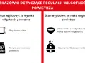 Porady dotyczące regulacji wilgotności w domu: wietrz przy za wysokiej wilgotności, używaj nawilżacza przy za niskiej.