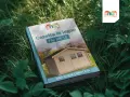 Guida completa su come costruire una cassetta in legno fai da te. Immagine di un libro aperto sull'erba con la copertina che mostra una casetta di legno.