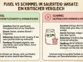 Fusel im Sauerteig riecht scharf, wie Alkohol/Essig. Das ist ein Zeichen von Hunger, nicht von Verderb. Der Ansatz ist sicher.