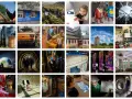 Kolekcja zdjęć prezentująca ciekawe muzea: od skansenu i kopalni po nowoczesne instalacje.