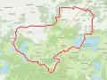 Trasa rowerowa przez malowniczą dolnośląską krainę rowerową, wiodąca przez Park Krajobrazowy Dolina Baryczy, z widokiem na stawy milickie.