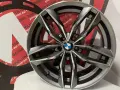 Cerchi in lega 17 BMW con design a turbina, grigio antracite e inserti diamantati. Perfetti per dare un tocco sportivo alla tua auto.