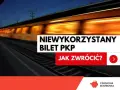 Pędzący pociąg PKP. Dowiedz się, jak dokonać zwrot biletu, gdy podróżnik nie skorzystał z przejazdu.