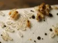 Chinches y sus huevos, un hallazgo desagradable en un colchón.
