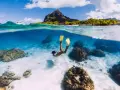 Podwodny świat Mauritiusa zachwyca. Uważaj na rafy koralowe podczas snorkelingu, by podziwiać piękno natury.