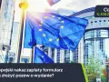 Europejski nakaz zapłaty formularz – jak złożyć pozew o wydanie? Flagi UE przed budynkiem Parlamentu Europejskiego.