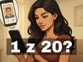 Kobieta przegląda profile na Tinderze, zastanawiając się nad statystykami: 1 z 20?