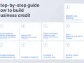 A step-by-step guide on how to build business credit without using personal credit, covering registration, EIN, bank accounts, and loans.