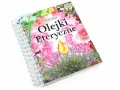 Przewodnik praktyczny "Olejki Eteryczne" z lawendą, różami i kroplą złocistego olejku. Dowiedz się, jak używać olejków eterycznych.