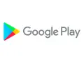 Logo Google Play z kolorowym trójkątem i napisem "Google Play".