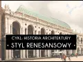 Bazylika Palladia w Vicenzy, arcydzieło stylu renesansowego, z charakterystycznymi arkadami i zieloną kopułą.