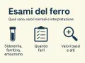 Esami del ferro: sideremia, ferritina, emocromo. Capire i sintomi di ferro basso e i valori normali.