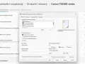 Ustawienia drukowania dwustronnego w oknie preferencji drukarki Canon TS6300.