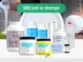 Prodotti per creare stampi in silicone, come la resina liquida e in pasta, per realizzare oggetti unici.