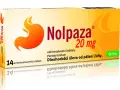 Opakowanie leku Nolpaza 20 mg, zawierające 14 tabletek. Pomaga na zgagę.