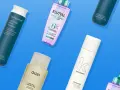 Verschiedene Shampoos und Sprays, die gegen fettige Haare helfen. Darunter Living Proof, L'Oréal Elvital und Kevin Murphy.