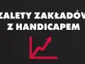 Zalety zakładów z handicapem inaczej: wzrost, zysk i strategia. Czerwona linia wykresu pnie się w górę.