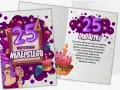Mądre życzenia na 25 urodziny: imprezuj, tańcz, spełniaj marzenia! Niech życie będzie piękne, pełne przyjaciół i uśmiechu.