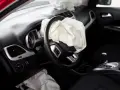 The driver's side airbag has deployed. This image raises the question: can airbags be replaced after an accident?