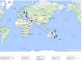 Trasa lotnicza z Europy do Australii. Zobacz, ile się leci do Australii, pokonując 40537 km.