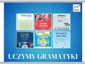 Książki i materiały do nauki polskiej gramatyki dla obcokrajowców: "Gramatyka polska", "Polski dla nas", "Połącz kropki".