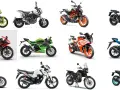 Kolekcja motocykli idealnych na pierwsze prawo jazdy a1: sportowe, naked, adventure.