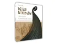 Okładka książki "Dzieje wikingów" z fragmentem statku i sylwetkami wojowników. Odkryj historie wikingów!