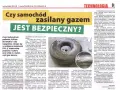 Zbiornik CNG, gdzie tankować? Artykuł omawia bezpieczeństwo samochodów zasilanych gazem, w tym CNG.