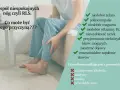 Cierpisz na zespół niespokojnych nóg w ciąży? Obraz przedstawia mężczyznę zmagającego się z RLS, z listą potencjalnych przyczyn i czynników nasilających.