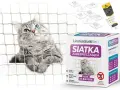 Siatka zabezpieczająca dla kota na balkon. Zestaw montażowy bez wiercenia. Idealne rozwiązanie co zamiast siatki na balkon.