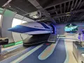 Model futurystycznego pociągu T-FLIGHT, który może być przyszłością podróży, w tym pociąg do Chin.