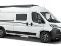 Vit husbil, Dethleffs Globetrotter, baserad på Fiat Ducato modeller. Perfekt för äventyr!