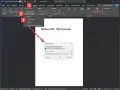Menüpunkt "Layout" > "Silbentrennung" > "Automatisch" ausgewählt. Dialogfeld "Silbentrennung" mit Option "Automatische Silbentrennung" ist geöffnet.