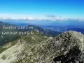 Widok na góry, Świnica 2301 m i Kościelec 2155 m, w Tatrach.
