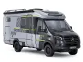 En Hymer Duomobil Crossover, redo för äventyr. Denna husbil kombinerar komfort med terrängkapacitet.