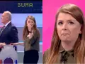 Uczestniczka Familiady śmieje się, gdy prowadzący ogłasza "Suma". Zastanawia się, co zmieniamy podczas jazdy samochodem.