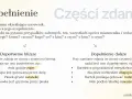 Dopełnienie to część zdania uzupełniająca czasownik, odpowiadająca na pytania przypadków zależnych. Przykłady: Ania gotuje zupę, Ala pisze długopisem.
