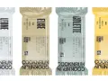 Quatre barres énergétiques bio Cooknrun : Léone (figue, noix, cacahuète, fleur de sel), Élise (chocolat noir, avoine, cacahuète), Colette (banane, noix de coco, chia), Marcelle (cacahuète, noisette). Un parcours nutritionnel savoureux.