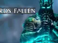 Un guerrero con armadura brillante y corona de espinas sostiene una espada. El logo "Lords of the Fallen" aparece en la esquina superior izquierda, sugiriendo un análisis del juego.