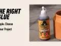 A bottle of Gorilla Glue Original sits next to a cracked terracotta pot being held by hands, illustrating common uses for repairing household items.