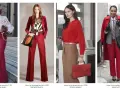 Eleganckie stylizacje pokazują, jaki kolor pasuje do czerwonego: beż, biel, czerń i szarość.