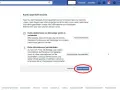 Facebook-Seite mit Optionen zum dauerhaften Löschen oder Deaktivieren des Kontos und zum Herunterladen von Daten.