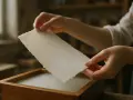 Ręce wyjmują świeżo wykonany papier czerpany z drewnianej ramy. Proces tworzenia papieru czerpanego jak zrobić jest fascynujący.