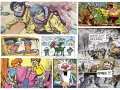 Kiedy powstał pierwszy komiks? Zobacz sceny z różnych komiksów: akcja, humor, fantasy i dramatyczne historie.