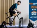 Man on a bike roller trainer, part of BikeRadar's Indoor Training Week.