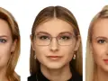 Trzy kobiety w zbliżeniu. Zastanawiasz się, jak się ubrać do zdjęcia do dowodu? Postaw na klasykę i stonowane kolory.